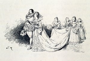 Riquet a la Houppe - w „Bajkach” Charlesa Perraulta, ilustracje Adriena Marie autorstwa Adrien Emmanuel Marie