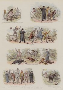 Schwytanie dziedziczki (chromolitho)