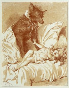 Czerwony Kapturek - w „Bajkach” Charlesa Perraulta, ilustracje Adriena Marie