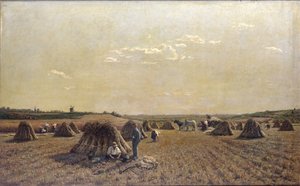 Scena żniwa, 1879 autorstwa Adrien Louis Demont