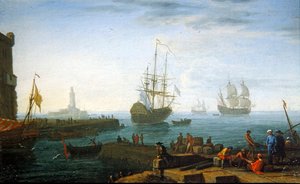 Śródziemnomorska scena portowa
