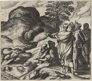 Bajka o Górze Barring autorstwa Egidius  Sadeler (II)