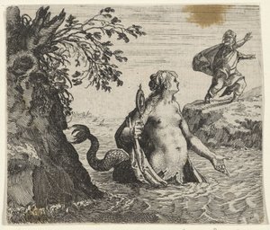 Bajka Syrenki autorstwa Egidius  Sadeler (II)
