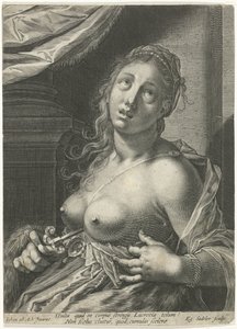 Samobójstwo Lukrecji autorstwa Egidius  Sadeler (II)