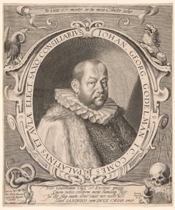 Johann Georg von Gödelmann, profesor prawa, dyplomata autorstwa Aegidius Sadeler II