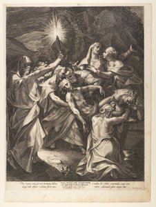 Pochówek autorstwa Aegidius Sadeler II