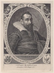 Vincenz Muschinger, Rada do cesarza Rudolfa II, 1611., 1611. autorstwa Aegidius Sadeler II