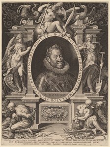 Rudolf II autorstwa Aegidius Sadeler II after Hans von Aachen
