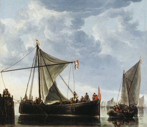 Łódź Przejściowa autorstwa Aelbert Cuyp