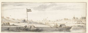 Kopanie Mallegat poza Dordrecht, 1648 autorstwa Aelbert Cuyp (attributed to)