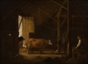 Wnętrze obory autorstwa Aelbert Cuyp