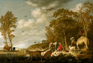 Orfeusz grający dla zwierząt autorstwa Aelbert Cuyp