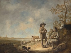 Pasterze rurociągów, ca. 1643-44. autorstwa Aelbert Cuyp