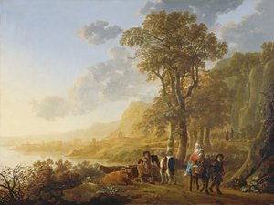 Ucieczka do Egiptu autorstwa Aelbert Cuyp