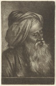 Popiersie mężczyzny w turbanie autorstwa Aert Schouman