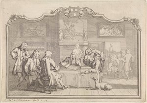 Cech św. Łukasza w Dordrecht, 1736