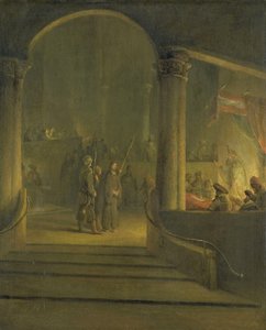 Chrystus przed Kajfaszem autorstwa Aernt de Gelder