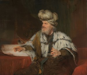 Król Dawid. 1680-85 autorstwa Aernt de Gelder