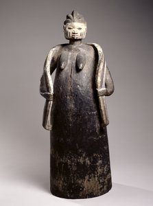 Gelede Body Mask, Kultura Joruba, Republika Beninu (malowane drewno)