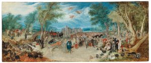 Adriaen van de Venne (po) Alegoria dwunastoletniego rozejmu autorstwa After Adriaen van de Venne
