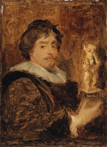 Portret Fransa Duquesnoya autorstwa after Anthony van Dyck