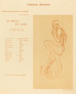 Posiłek Lwa autorstwa after Auguste Rodin
