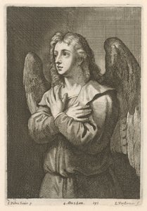 Anioł autorstwa After David Teniers the Younger