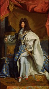 Portret Ludwika XIV autorstwa After Hyacinthe Rigaud