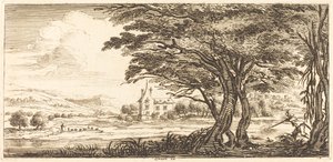 Krajobraz autorstwa After Jacques Callot