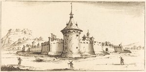 Krajobraz autorstwa After Jacques Callot