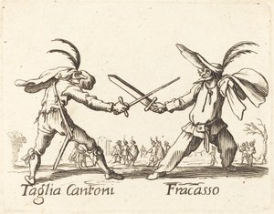 Taglia Cantoni i Fracasso autorstwa After Jacques Callot