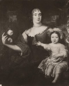 Podwójny portret Marii van Berckel (1631-1796) i jej córki autorstwa After Jan de Baen