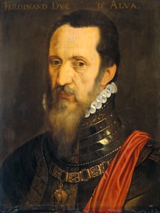 Portret Fernanda Álvareza de Toledo (1507-1582), księcia Alba autorstwa After Willem Key