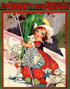 Mała pasterka, ok. 1920 r. (ilustracja) autorstwa Agnes Richardson