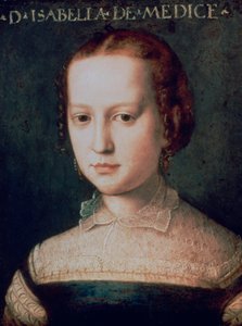 Izabela Medycejska, XVI wiek autorstwa Agnolo Bronzino