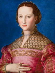 Portret Eleonory z Toledo, ok. 1543 autorstwa Agnolo Bronzino