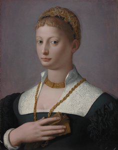 Portret kobiety, ok. 1550. autorstwa Agnolo Bronzino