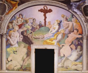 Miedziany wąż, 1540-1545 autorstwa Agnolo Bronzino