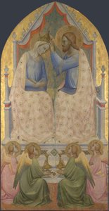 Koronacja Dziewicy, 1380s autorstwa Agnolo Gaddi