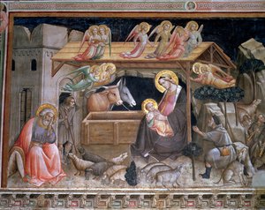Narodzenia, fragment z życia Dziewicy i Świętego Pasa, z Cappella dell Sacra Cintola