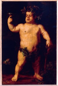 Portret krasnoluda Morgante jako Bachusa (olej na płótnie)