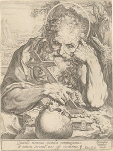 Święty Hieronim autorstwa Agostino Carracci