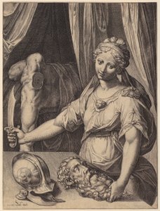Judyta z głową Holofernesa autorstwa Agostino Carracci