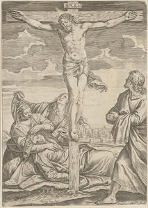 Ukrzyżowanie autorstwa Agostino Carracci