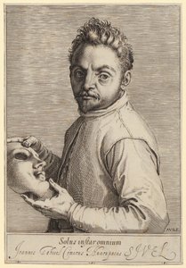 Portret Giovanniego Gabrielliego, zwanego „Il Sivello” autorstwa Agostino Carracci