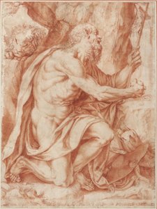 Święty Hieronim autorstwa Agostino Carracci