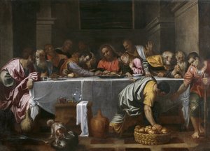 Ostatnia Wieczerza autorstwa Agostino Carracci