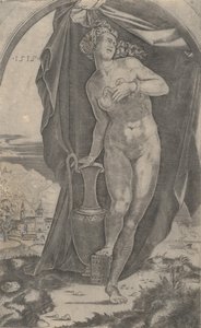 Kleopatra, dat. 1515. autorstwa Agostino Veneziano