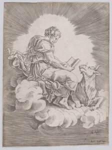 Święty Łukasz, 1518. autorstwa Agostino Veneziano