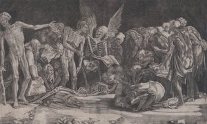 Szkielety, datowane na 1518 rok. autorstwa Agostino Veneziano